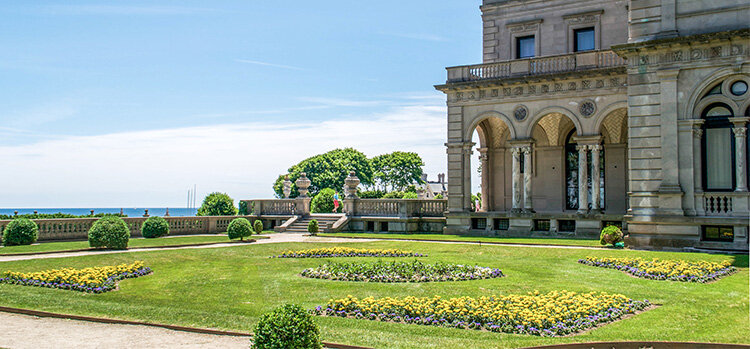 The Breakers, one of Newport’s historic Gilded Age mansions, is open daily for tours / Photo courtesy Discover Newport