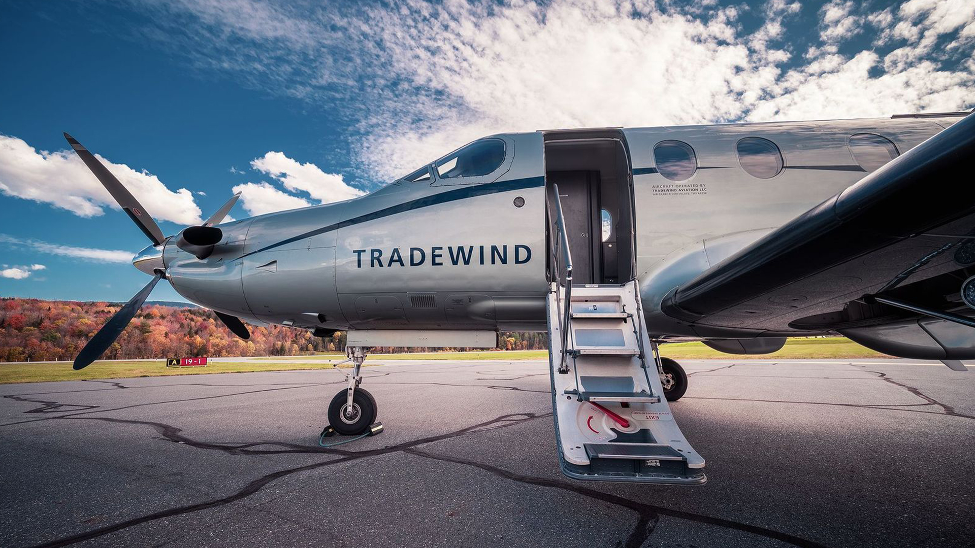 Prime luxury charters at Tradewind Aviation