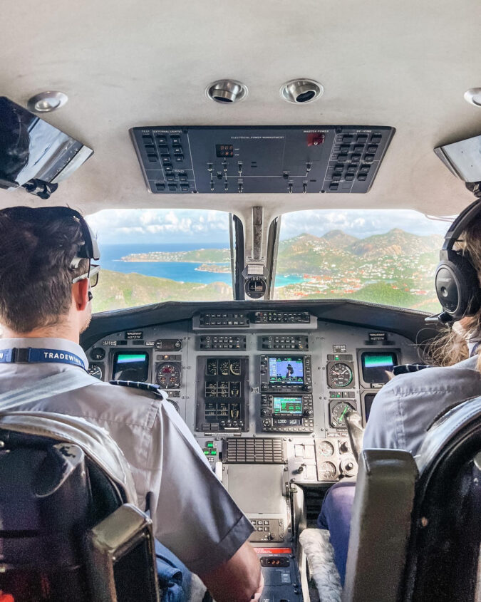 Views from cockpit