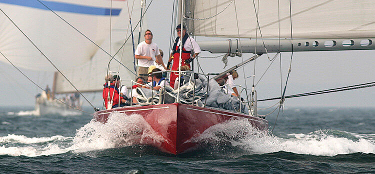 Regatta sailing during Nantucket Race Week / Photo by Louisa Gould