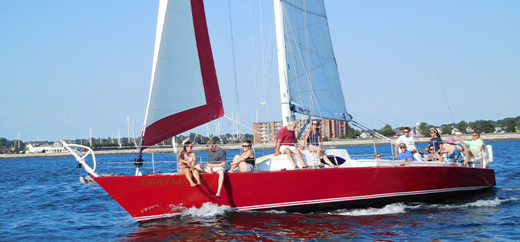 Sightsailing tour / Photo courtesy John Hirschler of Sightsailing of Newport