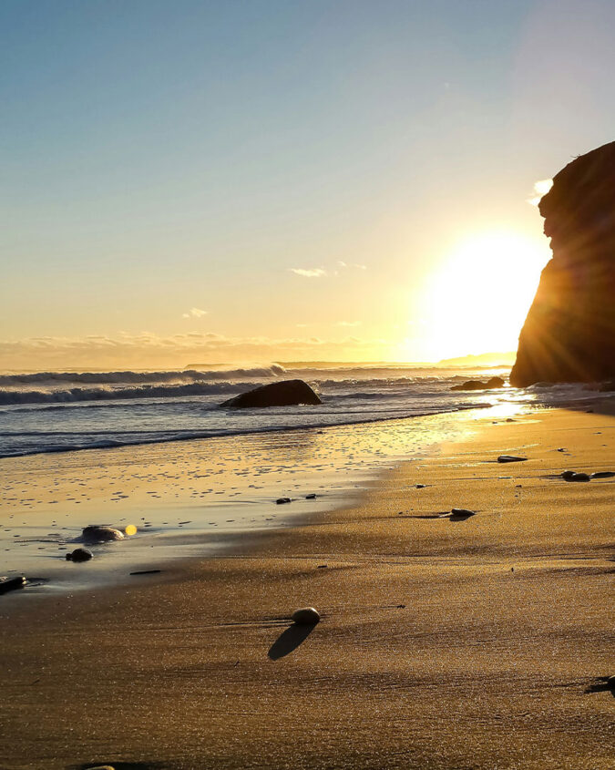 One of the beautiful beaches in Martha's Vineyaed.